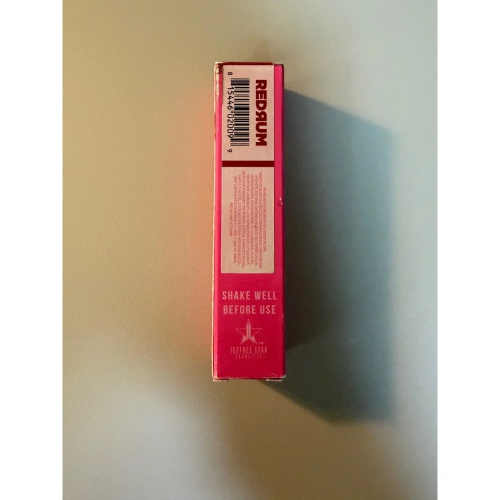 Jeffree Star Cosmetics Velour Liquid Lipstick Redrum Matte Red 0.19oz New